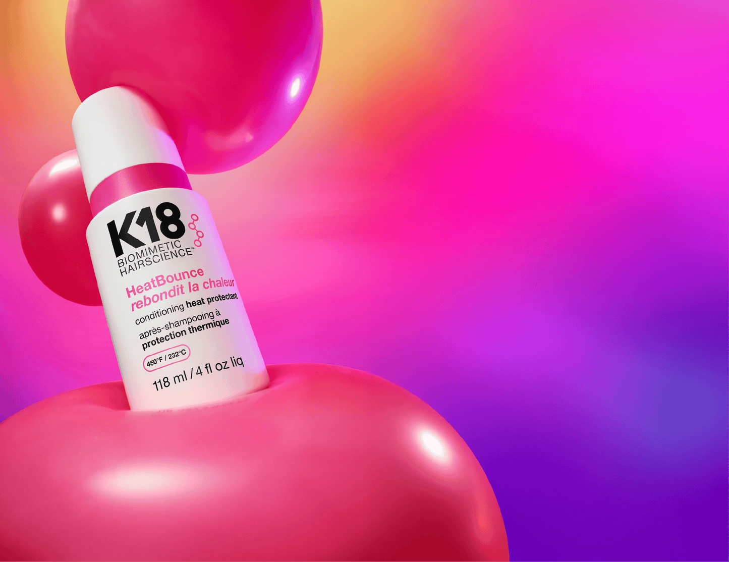 K18 Heatbounce , hittebescherming voor je haar 